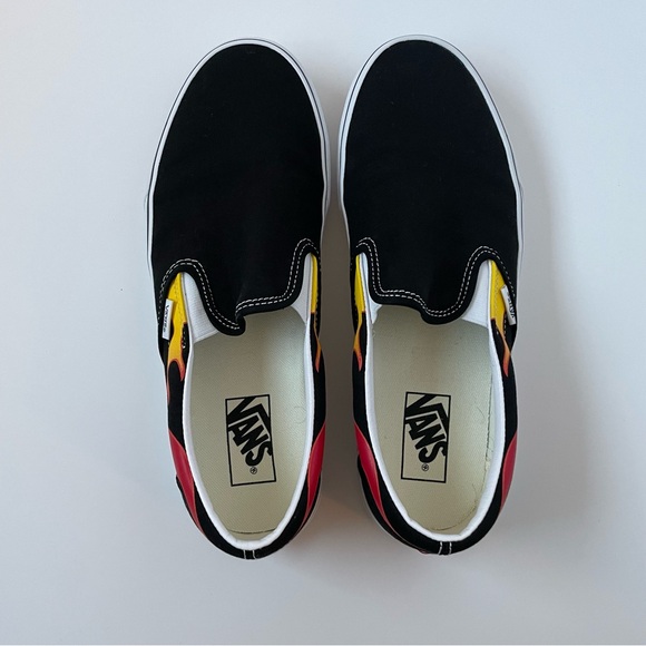 Vans Slip On Flames Men’s Size 9 - Picture 3 of 4